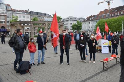 IG BAU Karlsruhe am 1. Mai 2021
